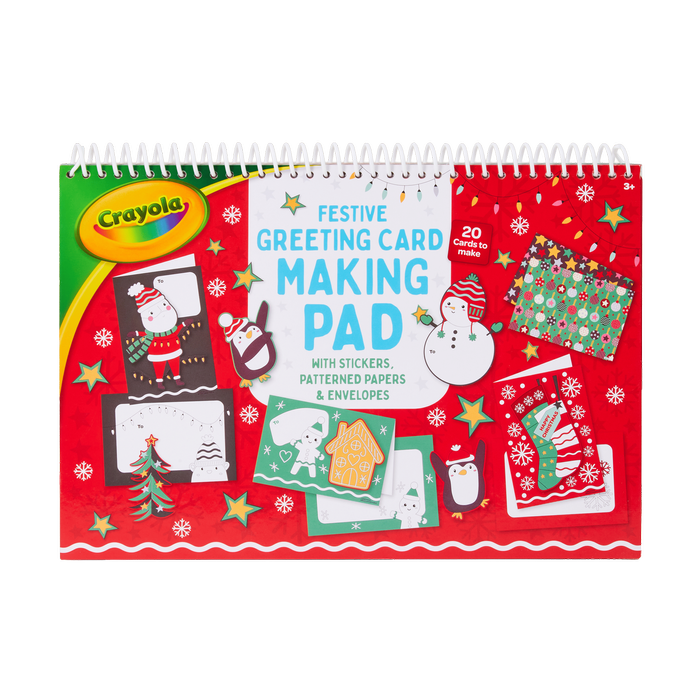 Crayola Festive Greeting Card Making Pad