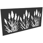 ProtectorAl 300 - 1200 x 1201 - 2400mm Dark Charcoal / Gloss White Bullrush Unframed Composite Decorative Panel 