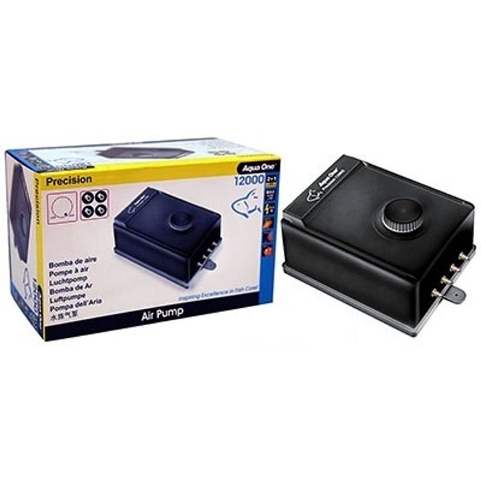Aqua One 12000 Precision Single Outlet Aquarium Air Pump (4 x 200 Litres per Hour)