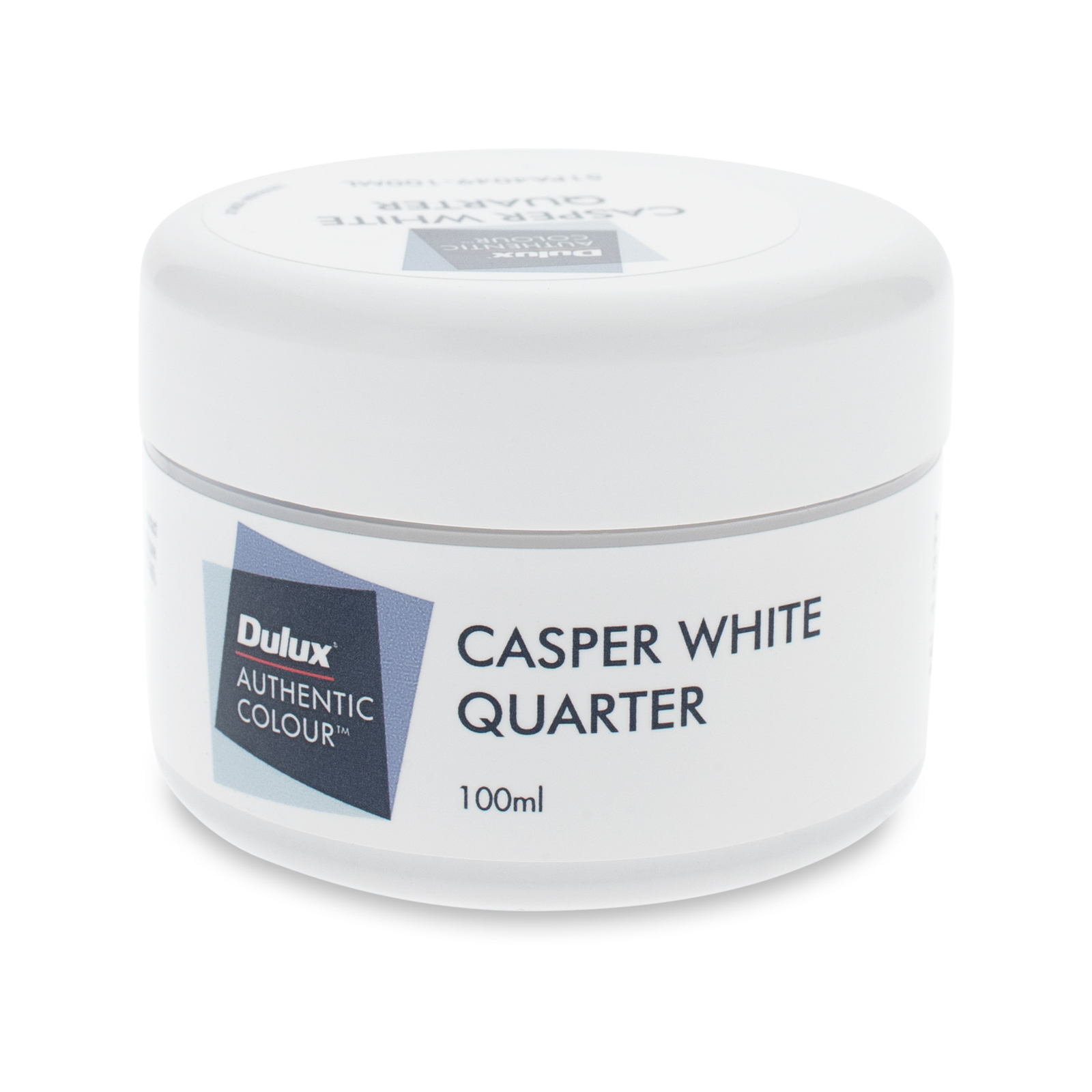 Dulux 100ml White Polar Quarter Sample Pot thumbnail 2