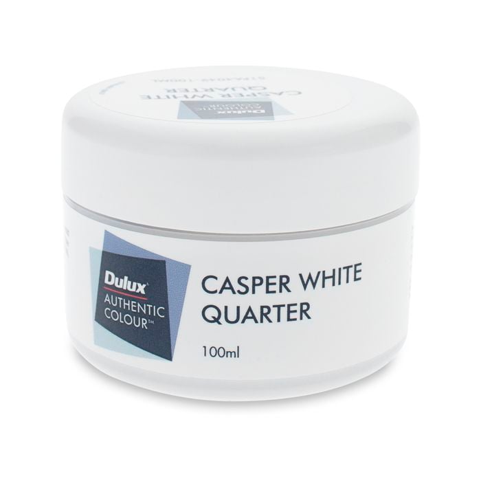 Dulux 100ml Casper White Quarter Sample Pot