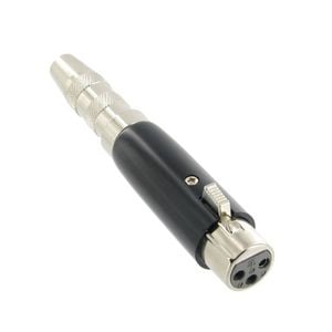 3 Pin XLR MIC Female to 1/4 Inch 6.35mm Stereo Female Adaptor Plug Balanced