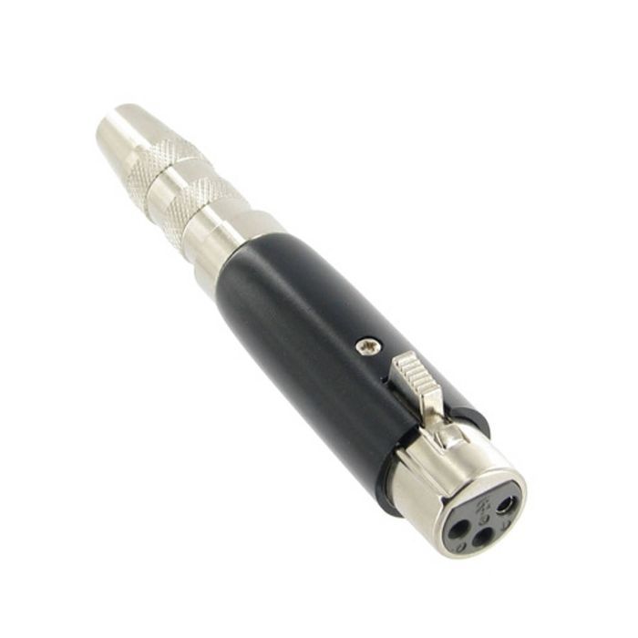 3 Pin XLR MIC Female to 1/4 Inch 6.35mm Stereo Female Adaptor Plug Balanced