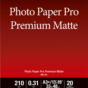 Canon Pm-101 A3 + Photo Paper Pro Premium Matte (13 X 19", 20 Sheets)