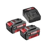 Ozito PXC 18V 2 x 4.0Ah Battery & Charger Pack