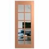 Hume Doors & Timber 820 x 2040 x 35mm Internal Door SPM Lincoln Clear Glass LIN10
