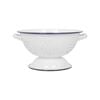 Argon Tableware White Enamel Colander - 23.5cm