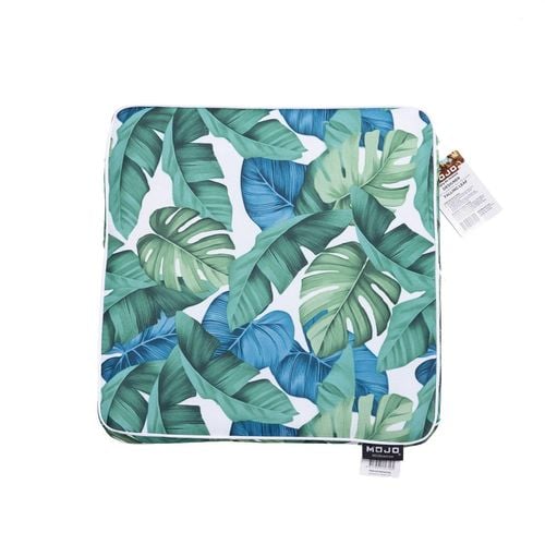 MOJO Outdoor Leaf Square Chair Cushion Bunnings Australia