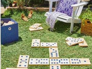 DIY Advice Image - How to make outdoor dominoes. G Drive blob storage upload.