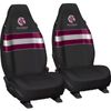 NRL Front Car Seat Covers - Manly Sea Eagles - Set Of 2 One Size Fits All -