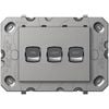 HPM ARTEOR 3 Gang Light Switch Fan/Light/Heat