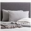 2pc Renee Taylor Comfort T’s Organic Cotton Jersey Standard Pillowcase Charcoal