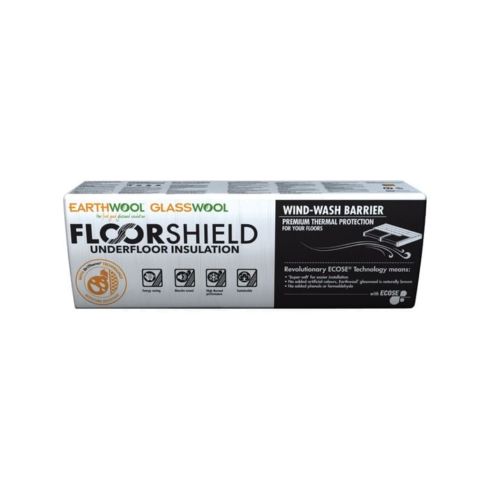Earthwool 90 x 420 x 1160mm 5.4m² R2.5 FloorShield Underfloor Batt - 11 Pack