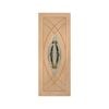 Woodcraft 2040 x 820 x 40mm Entrance Door Clamical Glass TG SD45