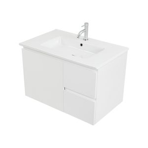 CIBO 750mm White Tonic Wall Hung Vanity