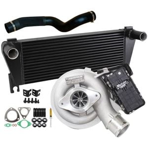 Upgrade Billet Turbo Charger With 70mm Intercooler & Hose For Ford Everest 3.2L 2015 Onwards