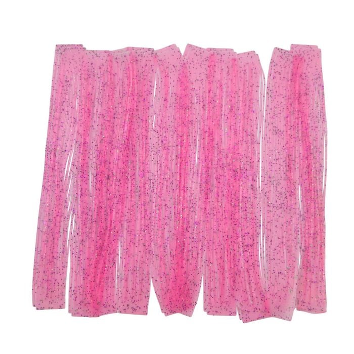 Artizan 22 Strand Silicon Skirting, Cotton Candy (pink W Flake), Qty 20