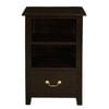 Centrum Furniture Tasmania 1 Drawer Lamp Table - Chocolate