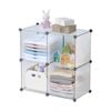 SOGA 4-Cube Clear Shelf Box