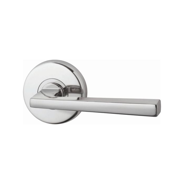 Lockwood 63mm Satin Chrome Pearl Velocity Hakea Passage Leverset