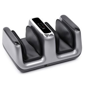 Adwin Foot and Calf Massager with Heat, Shiatsu Deep Kneading, Air Compression Massage, 3 Modes & Intensity Levels