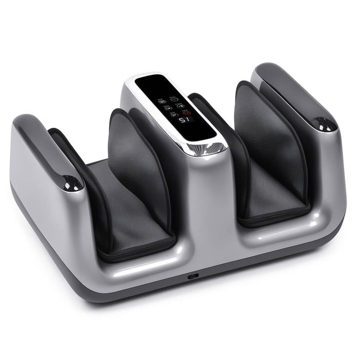Adwin Foot and Calf Massager with Heat, Shiatsu Deep Kneading, Air Compression Massage, 3 Modes & Intensity Levels