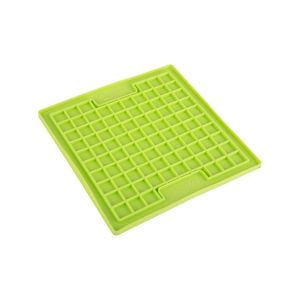 Lickimat Playdate Original Slow Food Licking Mat for Cats & Dogs - Green