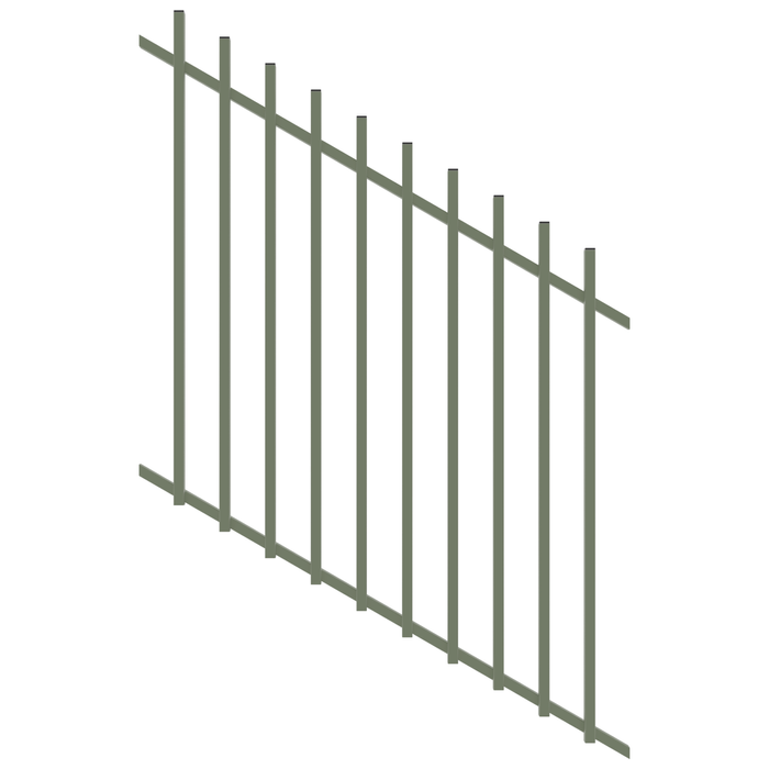 ProtectorAl 350 - 1200 x 1200mm Pale Eucalypt Raked 16-30º Radiator Pool Fence Panel