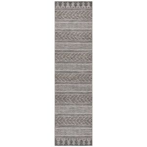Deck 5505 Grey 300x80cm Runner - Medium Pet Friendly Outdoor Power Loomed Rug