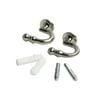 Windoware 2 Piece Satin Curtain Rod Tie Back - 2 Pack