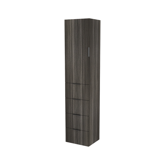 Lugna 2048 x 450 x 380mm Storm 3 Shelf 4 Drawers Left Hinged Door Storage Cabinet