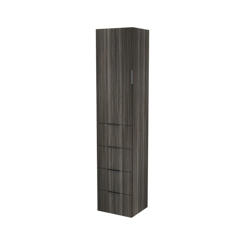 Lugna 2048 x 450 x 380mm Storm 3 Shelf 4 Drawers Left Hinged Door Storage Cabinet