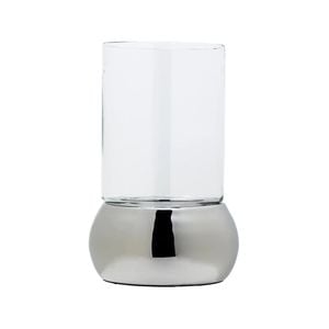 Ssh Collection Carmichael Small 26cm Tall Hurricane Lamp - Nickel
