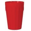 Olympia Kristallon Polypropylene Tumblers Red 142ml 12 Pack Drinking Glasses Reusable