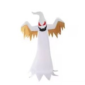 Lifebay Halloween Inflatable Ghost with LED Flame Lights