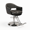 Lauft Black Salon Swivel Chair Backrest Barber Hair Dresser Chair Hydraulic Lift