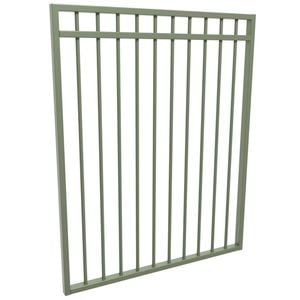 ProtectorAl 975 W x 1200mm H Pale Eucalypt Aluminium DTR All Up Pool Gate