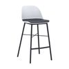 Modern Furniture LAXMI 50x94cm Counter Stool - White & Black