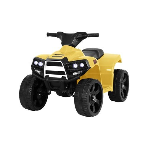 Rigo Kids Ride On ATV Quad Motorbike Car 4 Wheeler Yellow Bunnings Australia