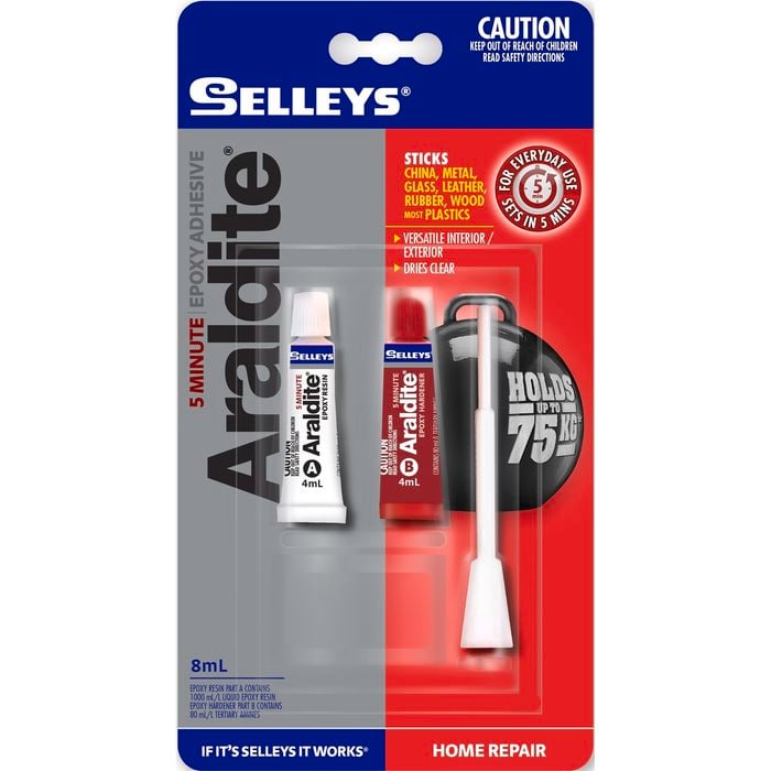 Selleys Araldite Epoxy Adhesive 5 Minute Everyday 8ml