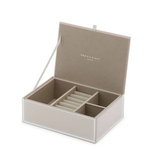One Six Eight London Sara Nude Medium Jewellery Box (with Insert)