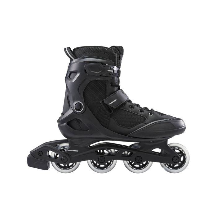 Decathlon - Men'S Inline Fitness Skates Fit100 - Black/Silver - Au 9.5 - Eu 44