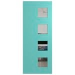 Hume Doors 1980 x 810 x 40mm Newington XN7 Entrance Door Glazed Clear - 810mm Glazed Clear