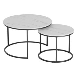 Artiss Nesting Coffee Table White