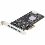 StarTech.com 4-Port USB PCIe Card, USB 3.2 5Gbps, PCI Express Expansion Card with 4x Independent USB Controllers