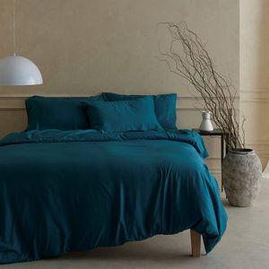 Bedding Co. Organic Bamboo Quilt Cover Set 350TC Emerald Green Queen