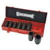 Sidchrome 3/4” Drive AF Long Impact Socket Set - 8 Piece