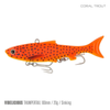Samaki Vibelicious Thumper Tail Vibe 100mm Soft Plastic Fishing Lure Coral Trout