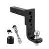 Adjustable Drop Towbar Tow Bar Ball Mount Tongue 2 Inch Hitch