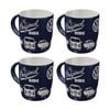 4x Nostalgic-art Ceramic Mug Vintage Retro Design 330ml Black And White